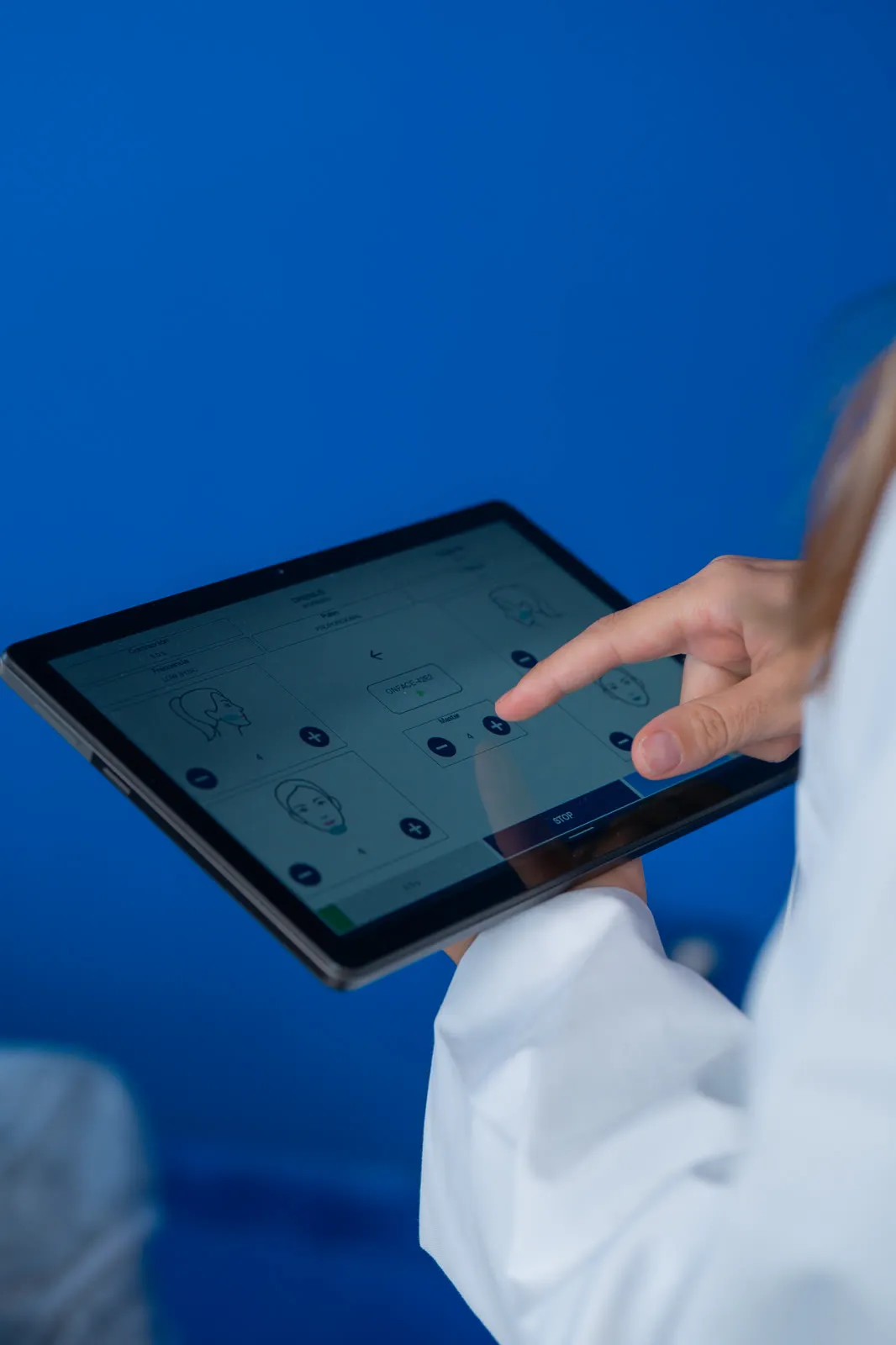 Control de On Face desde la tablet